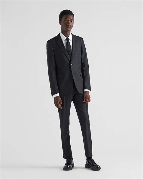 prada black mens suit|prada sweater men's.